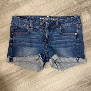 American Eagle Denim Shorts Size 8